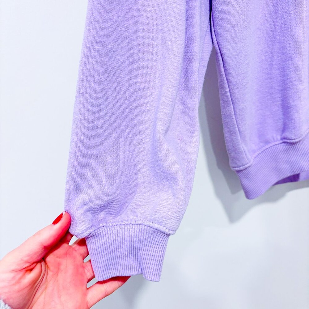 GEORGE Purple floral sweatshirt |‎ Playful casual | Large - Picture 4 of 9